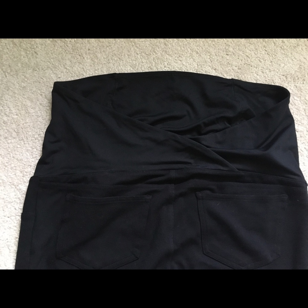 Black maternity pant
